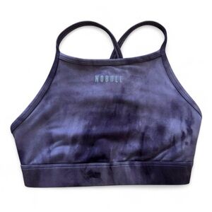 Nobull Women's purple tie dye High-Neck Sports Bra